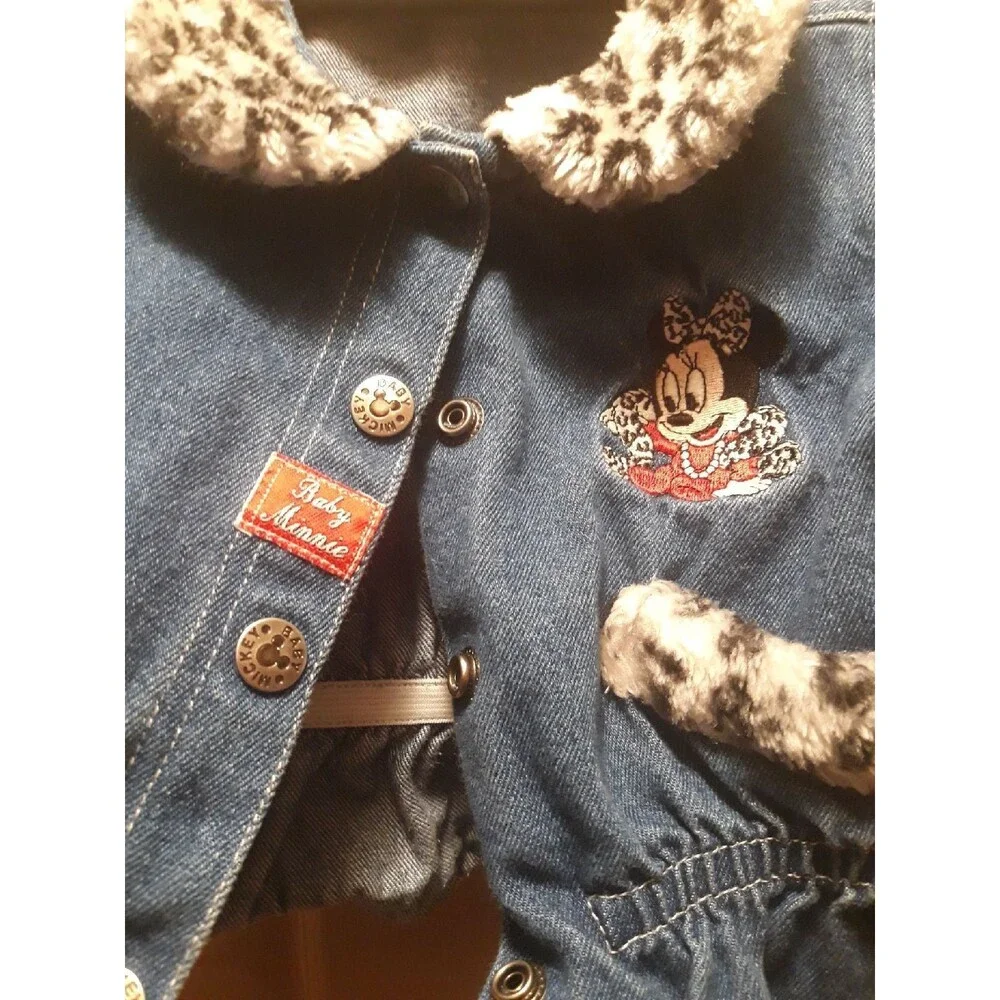 Baby Minnie denim jacket no sz
